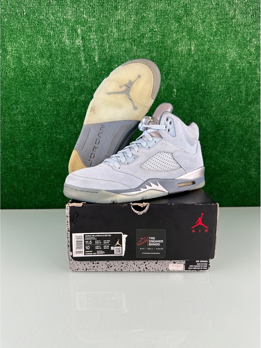 Size 11.5W/10M - Air Jordan 5 Retro Blue Bird W